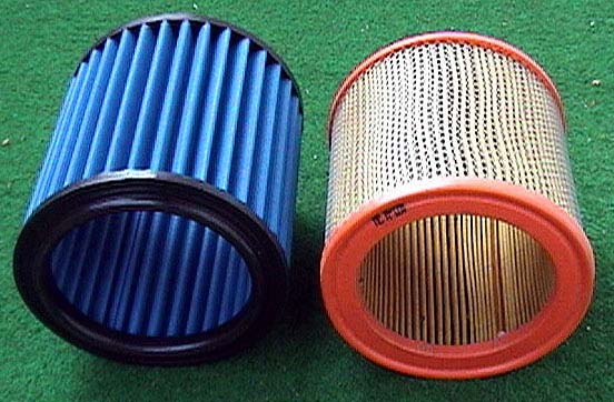 New JR Sport Filter vs original