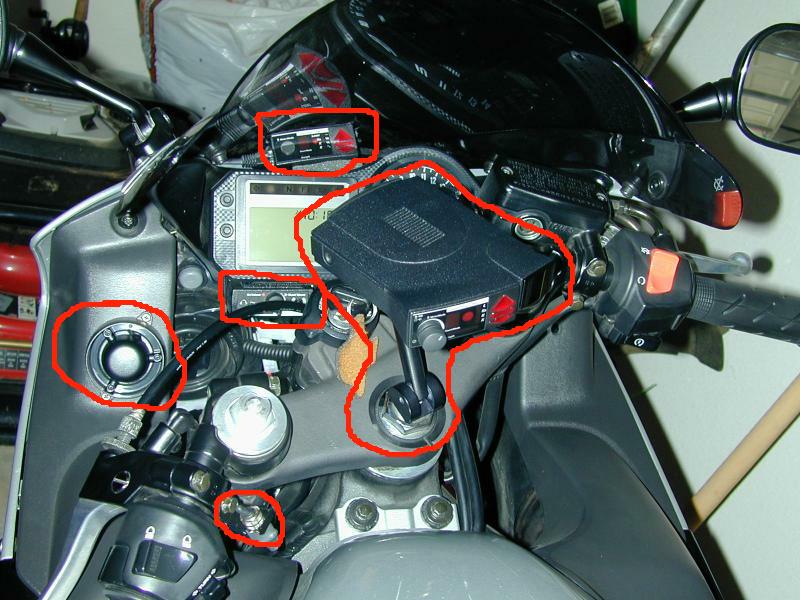 all of the components